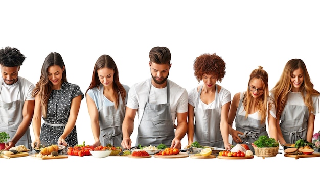 Osoby gotujące razem